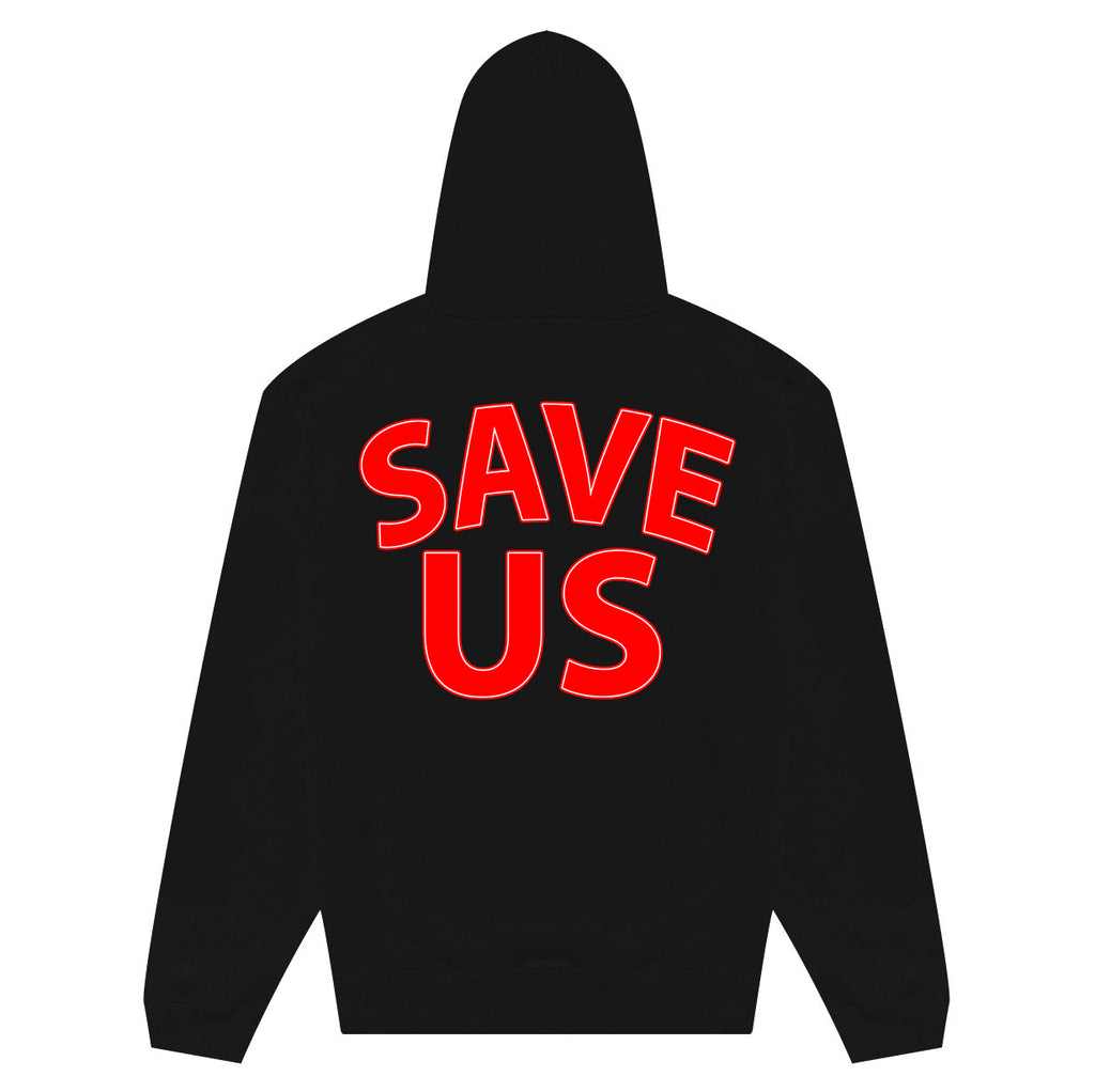 SAVE US PULLOVER BLACK